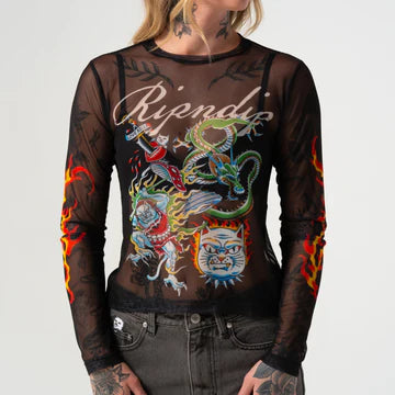 Cropped de Malla "InKeD" (Negro)