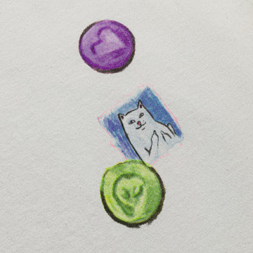 Camiseta "Vitamins" (Blanco Hueso)