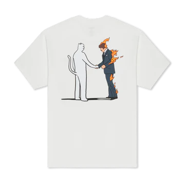 Camiseta "Burn" (Blanco Hueso)